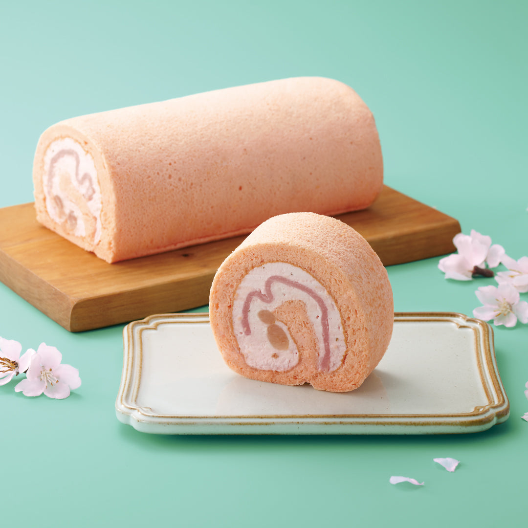 ついに復刻! もっちり求肥の桜もちロールケーキの秘密【nana's ついに復刻! もっちり求肥の桜もちロールケーキの秘密【nana's