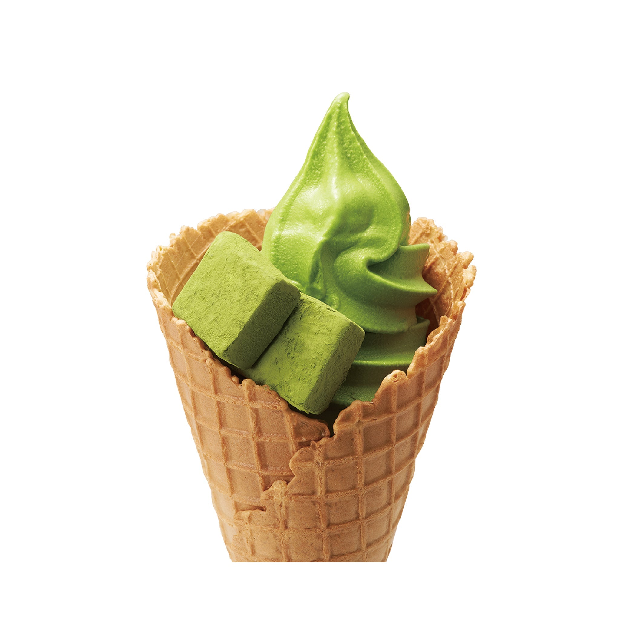 抹茶生チョコレート <small><br>Matcha soft serve w/Matcha
