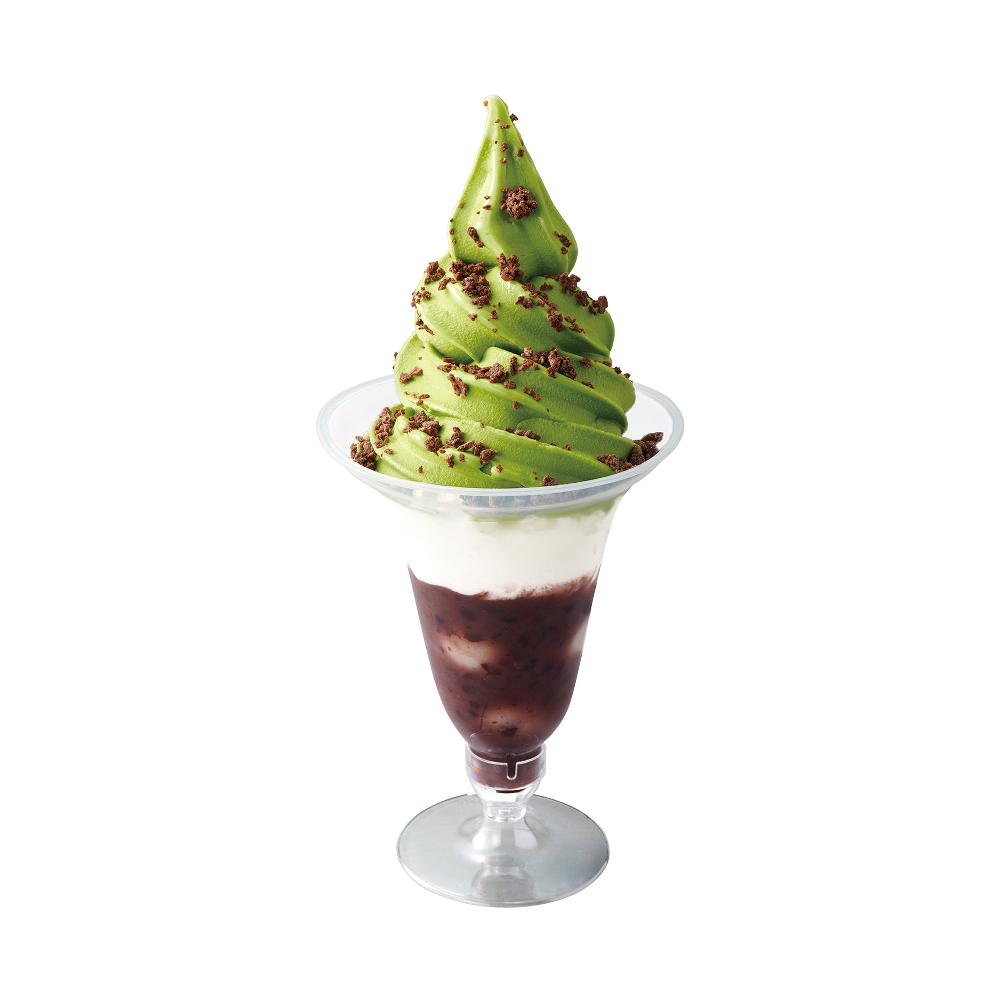 抹茶白玉パフェ <br><small>Matcha Shiratama mochi Parfait</small>
