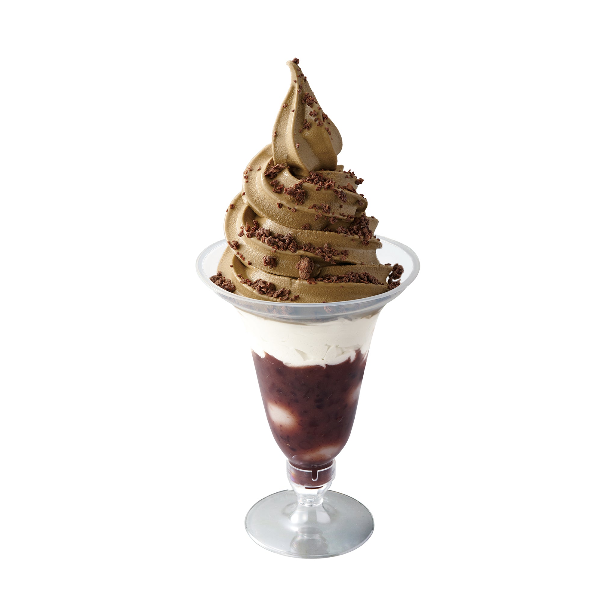 ほうじ茶白玉パフェ <br><small>Hojicha Shiratama mochi Parfait</small>