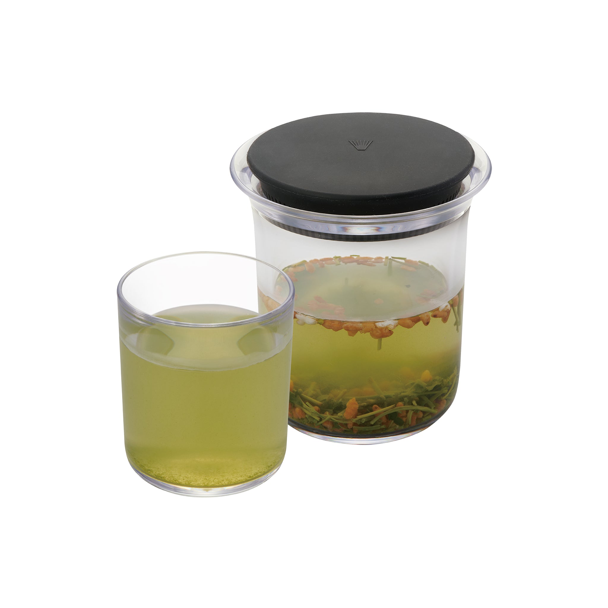 玄米茶<br><small>(HOT) <br>Green tea w/Roasted brown rice</small>