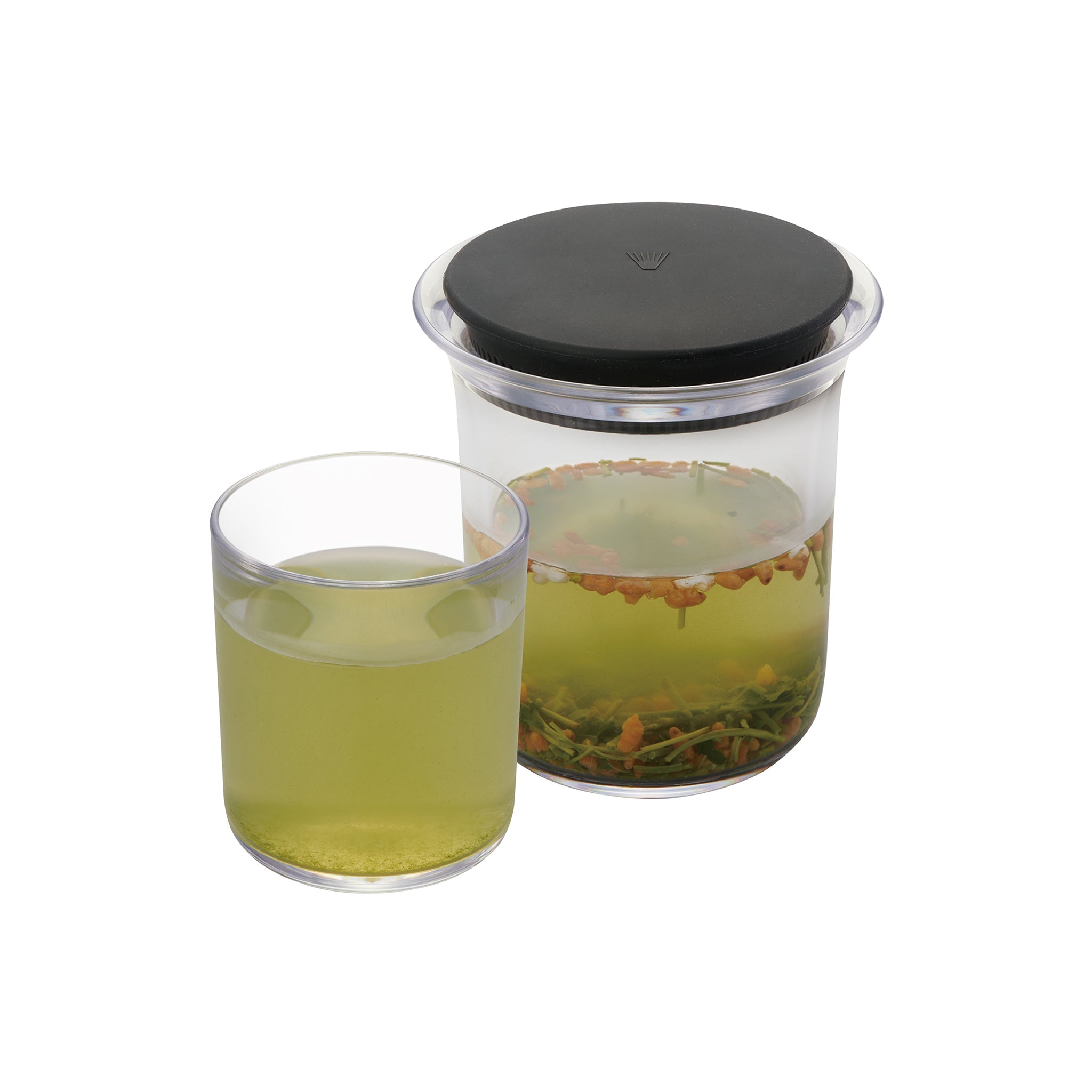 玄米茶<br><small>(HOT) <br>Green tea w/Roasted brown rice</small>