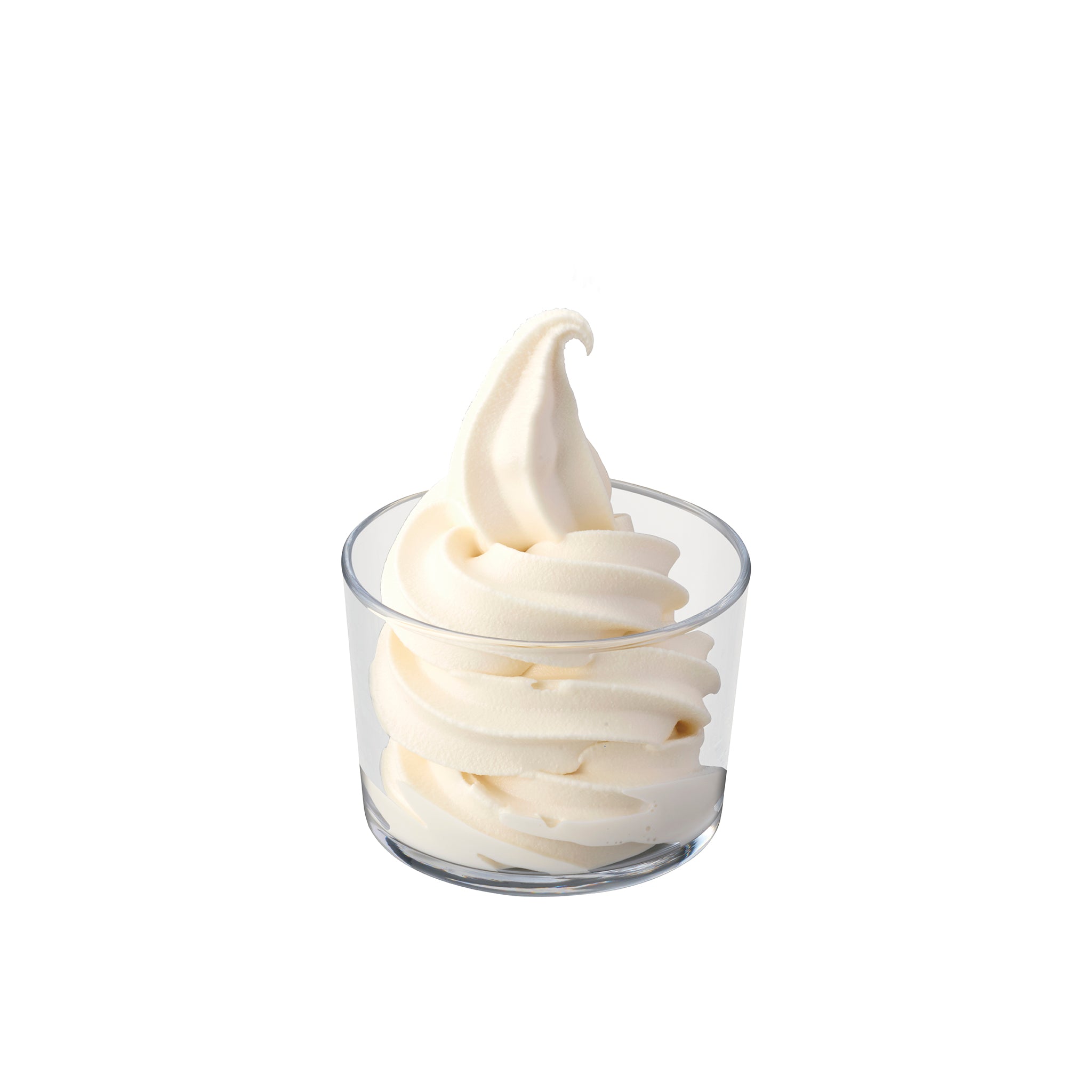ミルク <br><small>Milk soft serve</small>