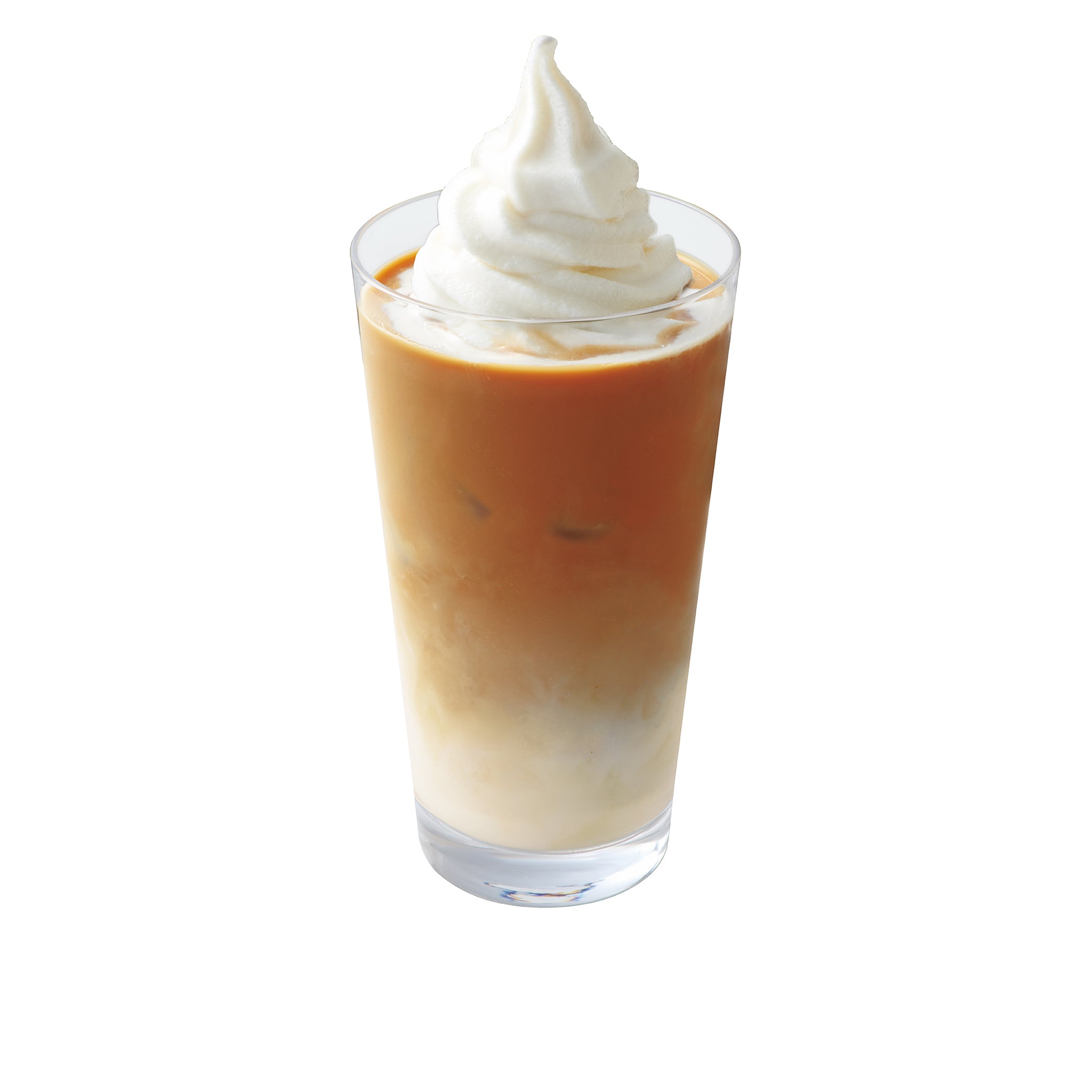 カフェソフトクリームラテ<br><small>(ICED)<br>Cafe Latte w/Milk soft serve</small>