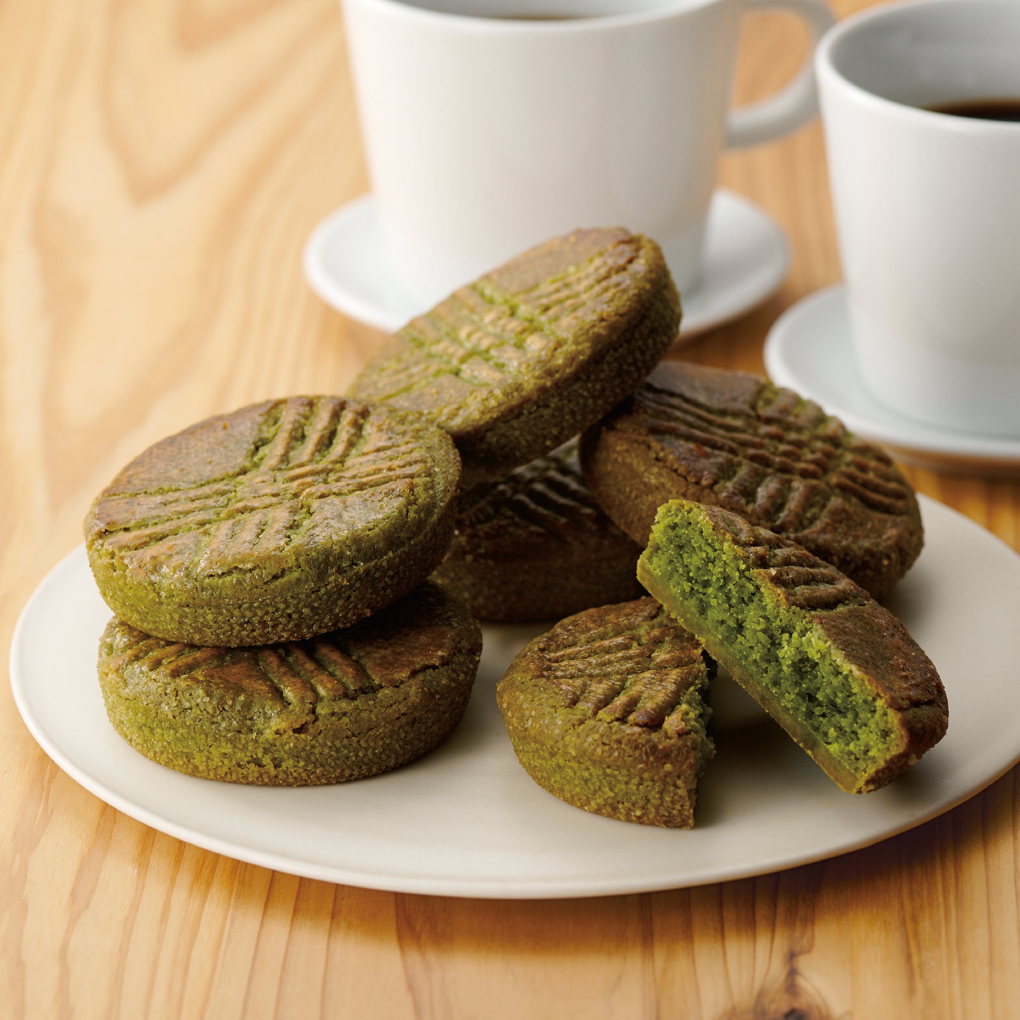 抹茶チーズケーキ&抹茶ガレット