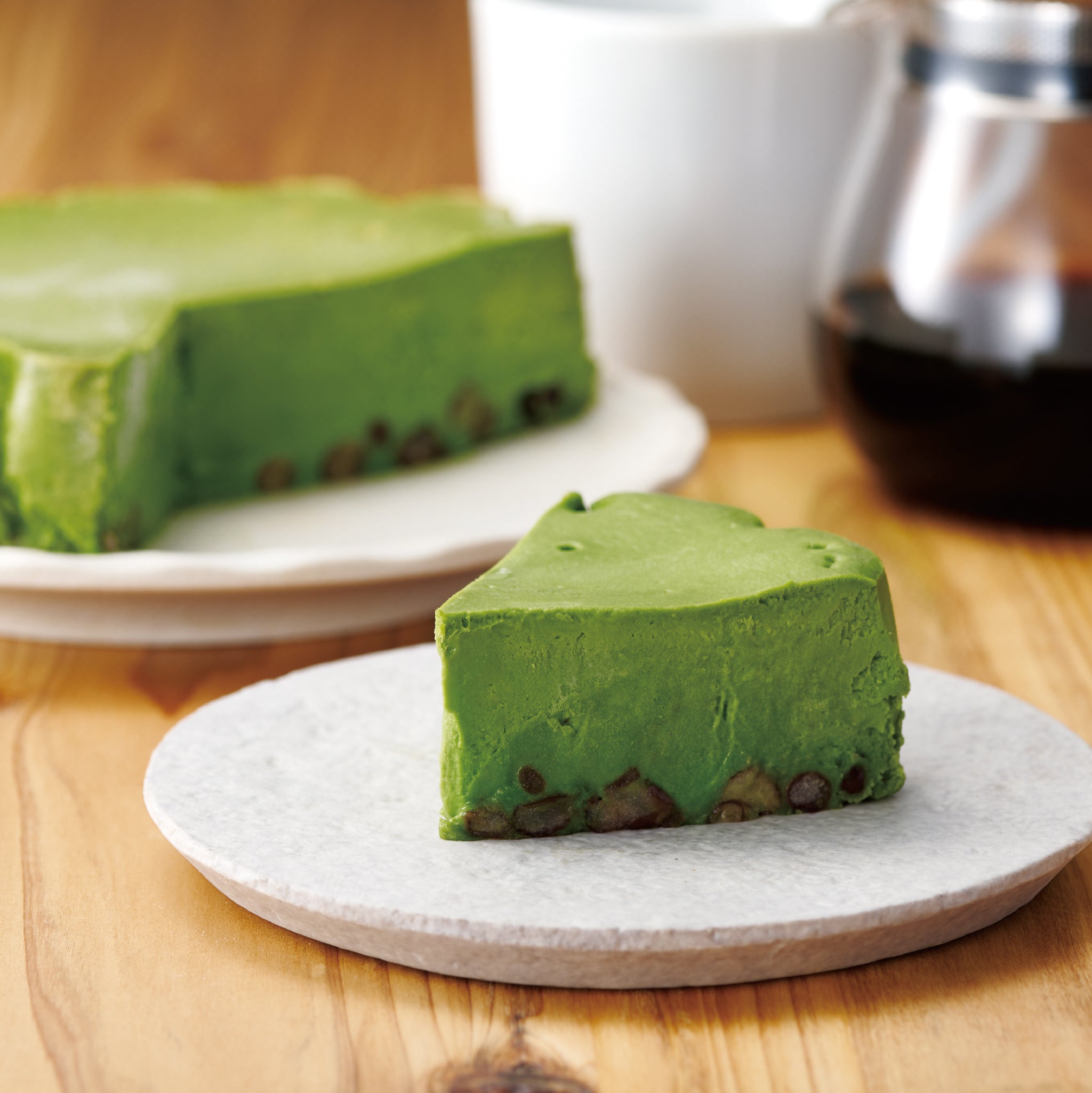 抹茶チーズケーキ&抹茶ガレット