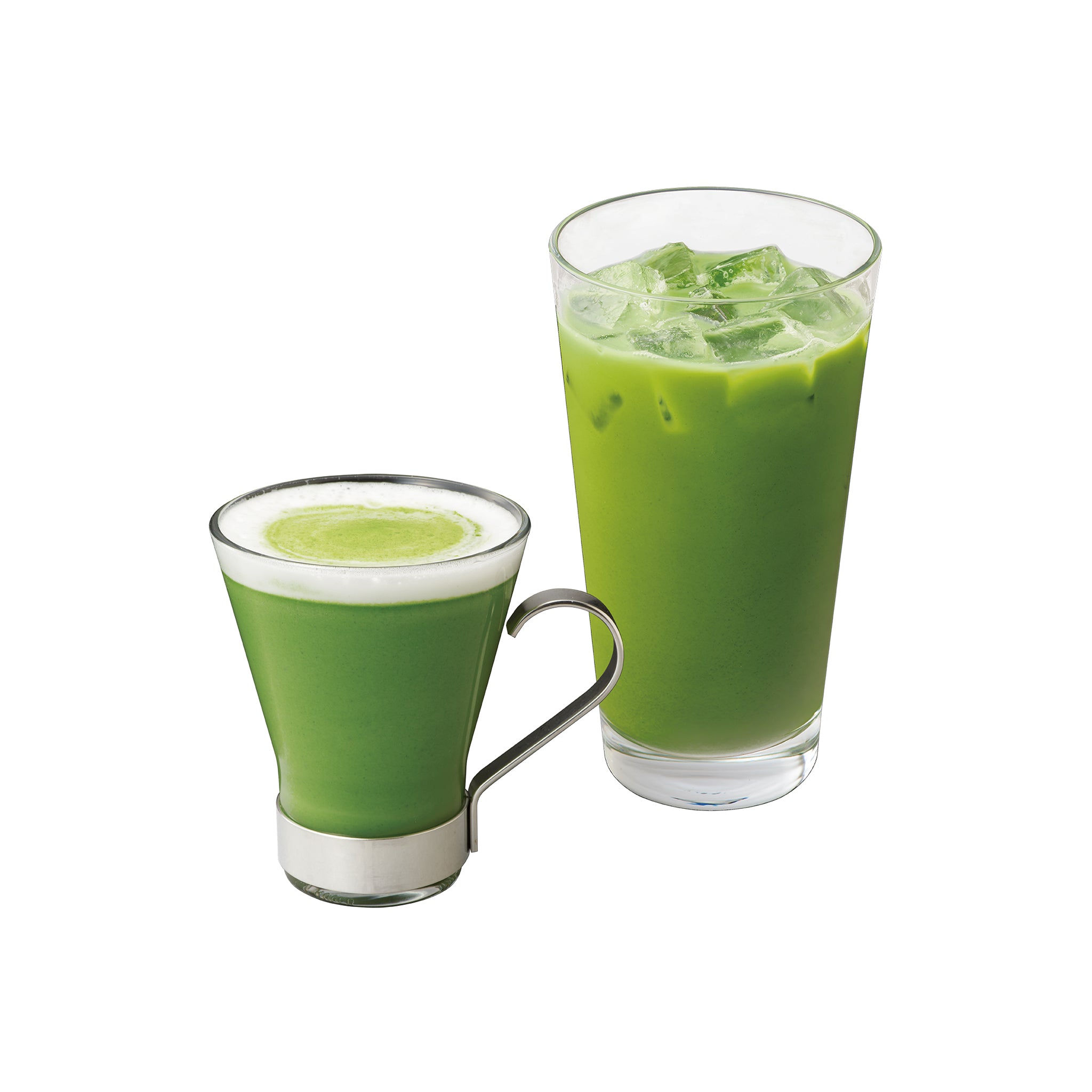 抹茶ラテ<br><small>(HOT/ICED)<br>Matcha Latte</small>