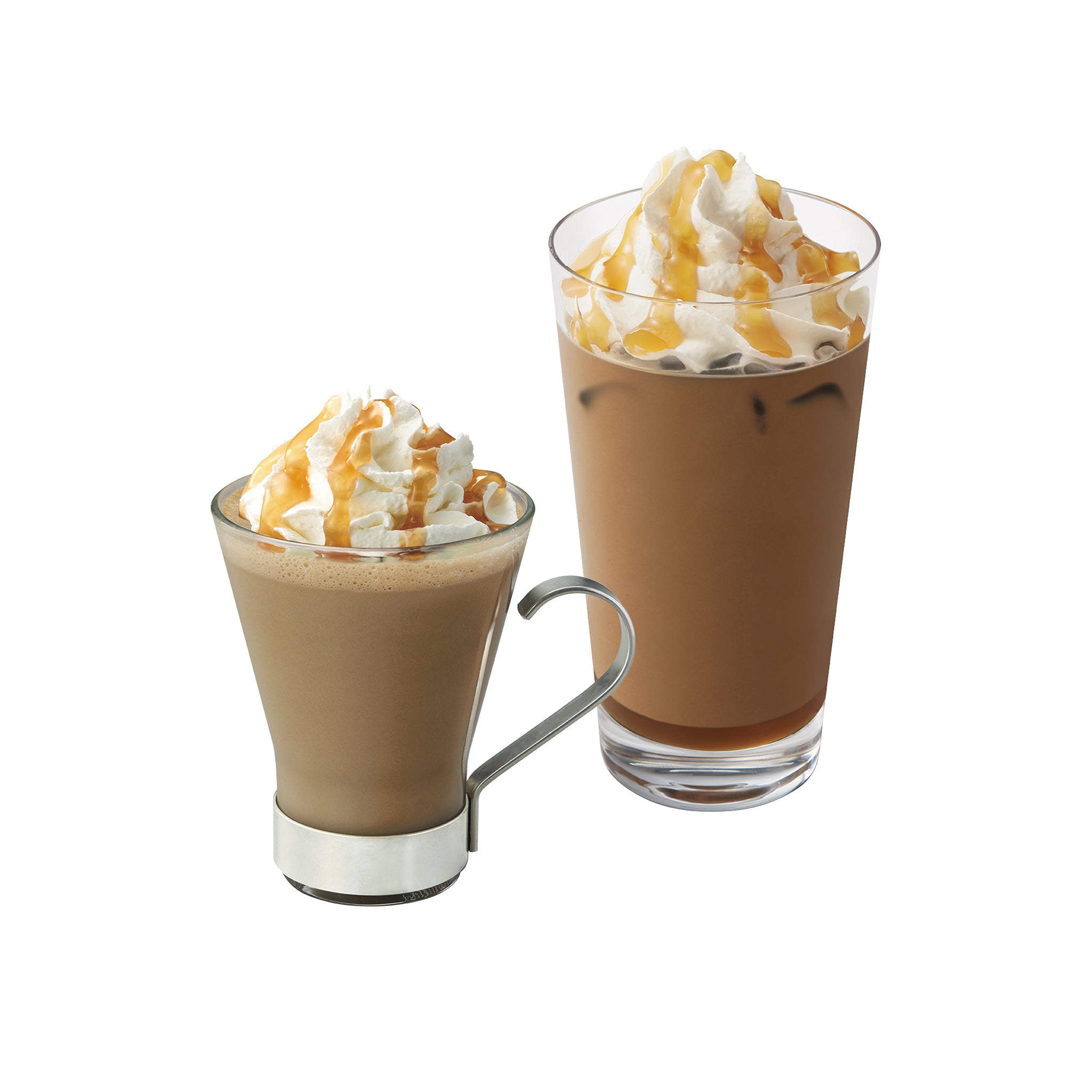 ほうじ茶キャラメルラテ　<br><small>（HOT/ICED）<br>Hojicha Latte w/Caramel sauce and Whipped cream</small>