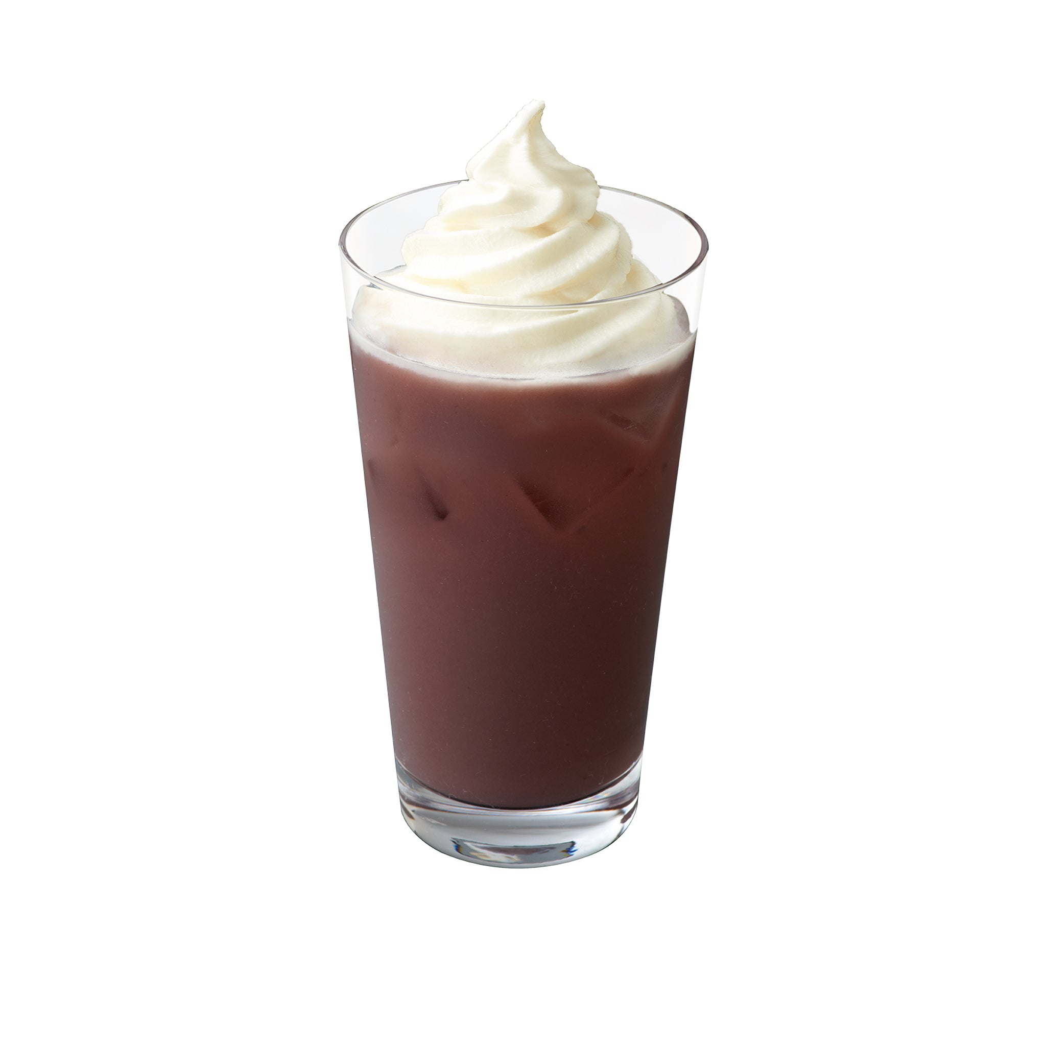 ソフトクリームしるこ<br><small>(ICED) <br>Sweet red bean soup w/Milk soft serve</small>