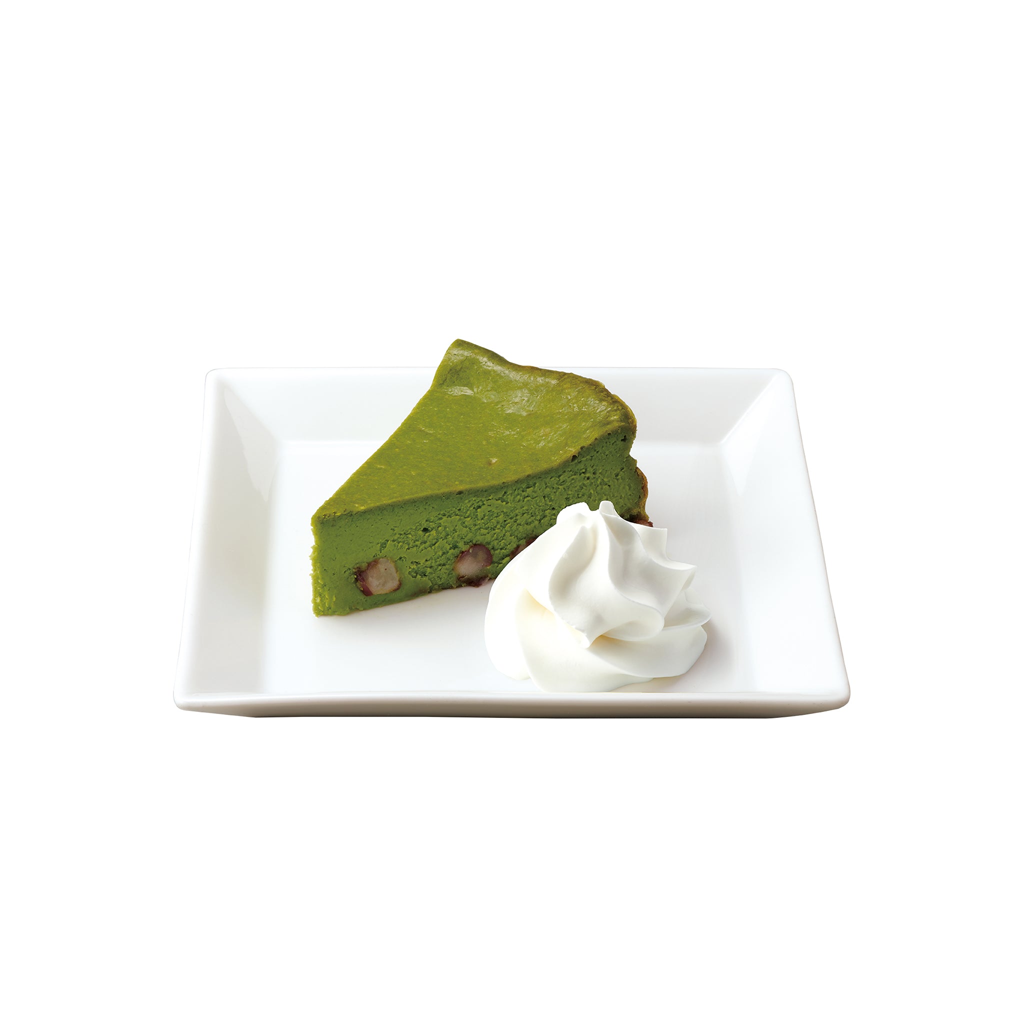 抹茶チーズケーキ <br><small>Matcha cheese cake</small>