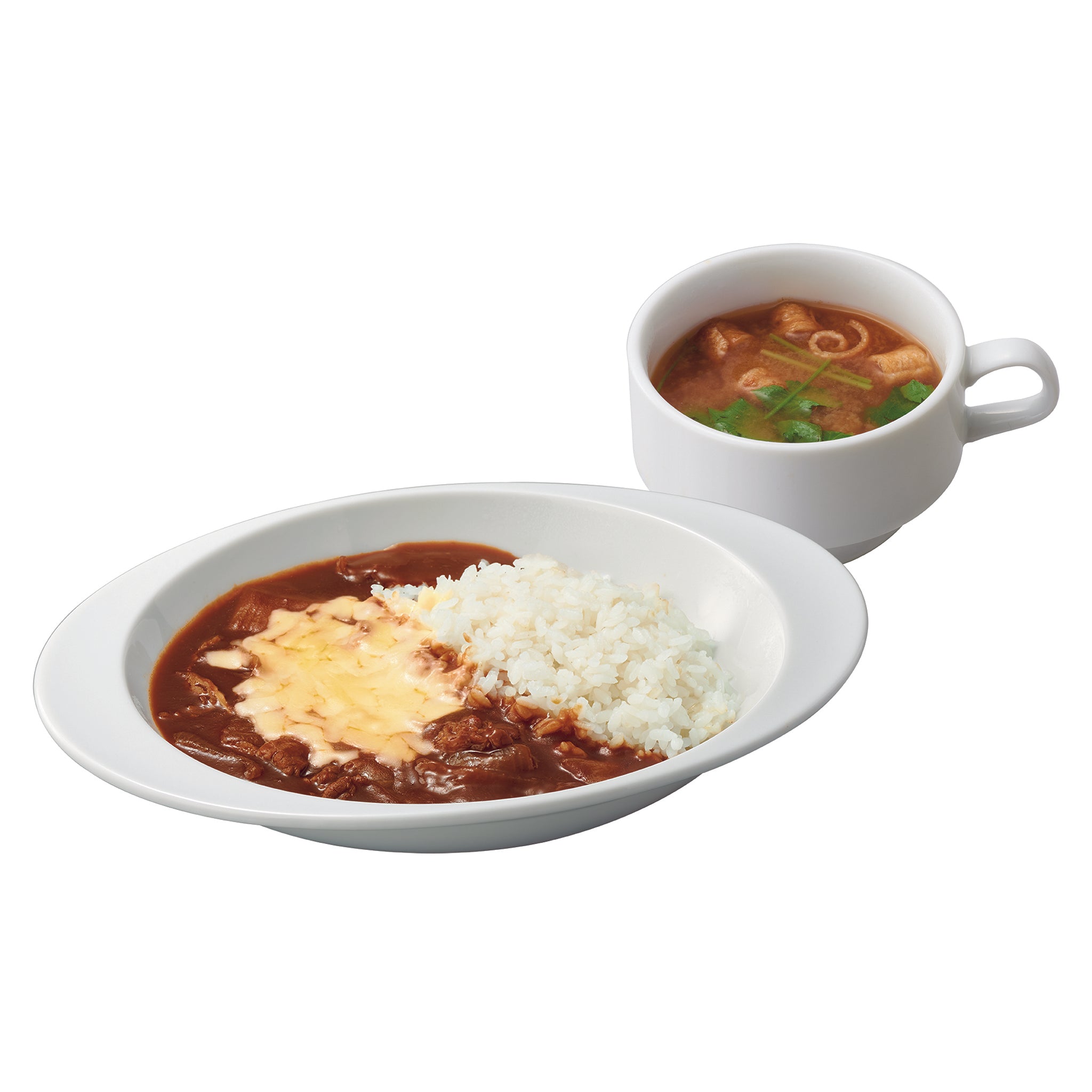 牛肉チーズハヤシライス　<br><small>Hashed beef w/Cheese</small>