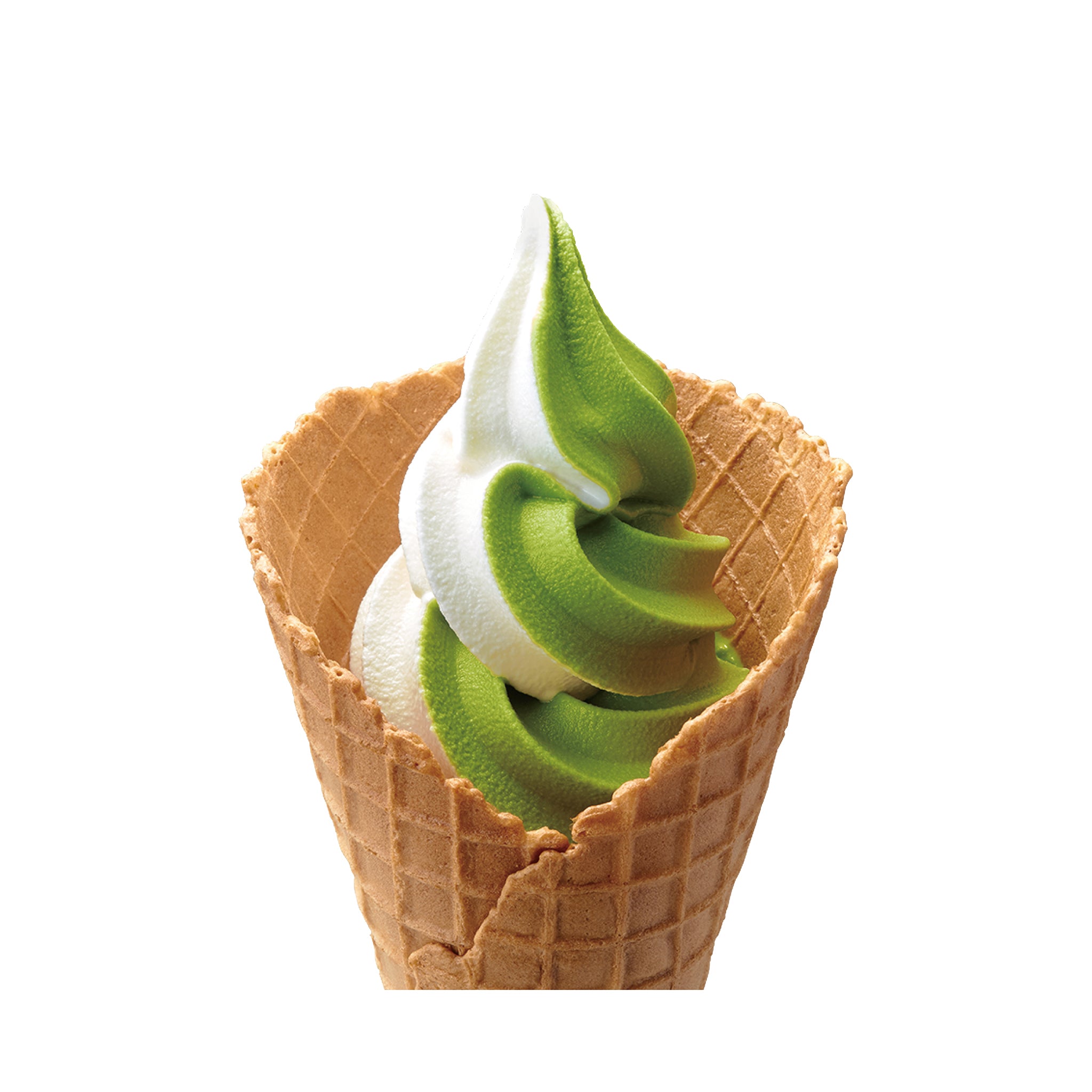抹茶ミックス <small><br>Matcha and milk swirl soft serve</small>