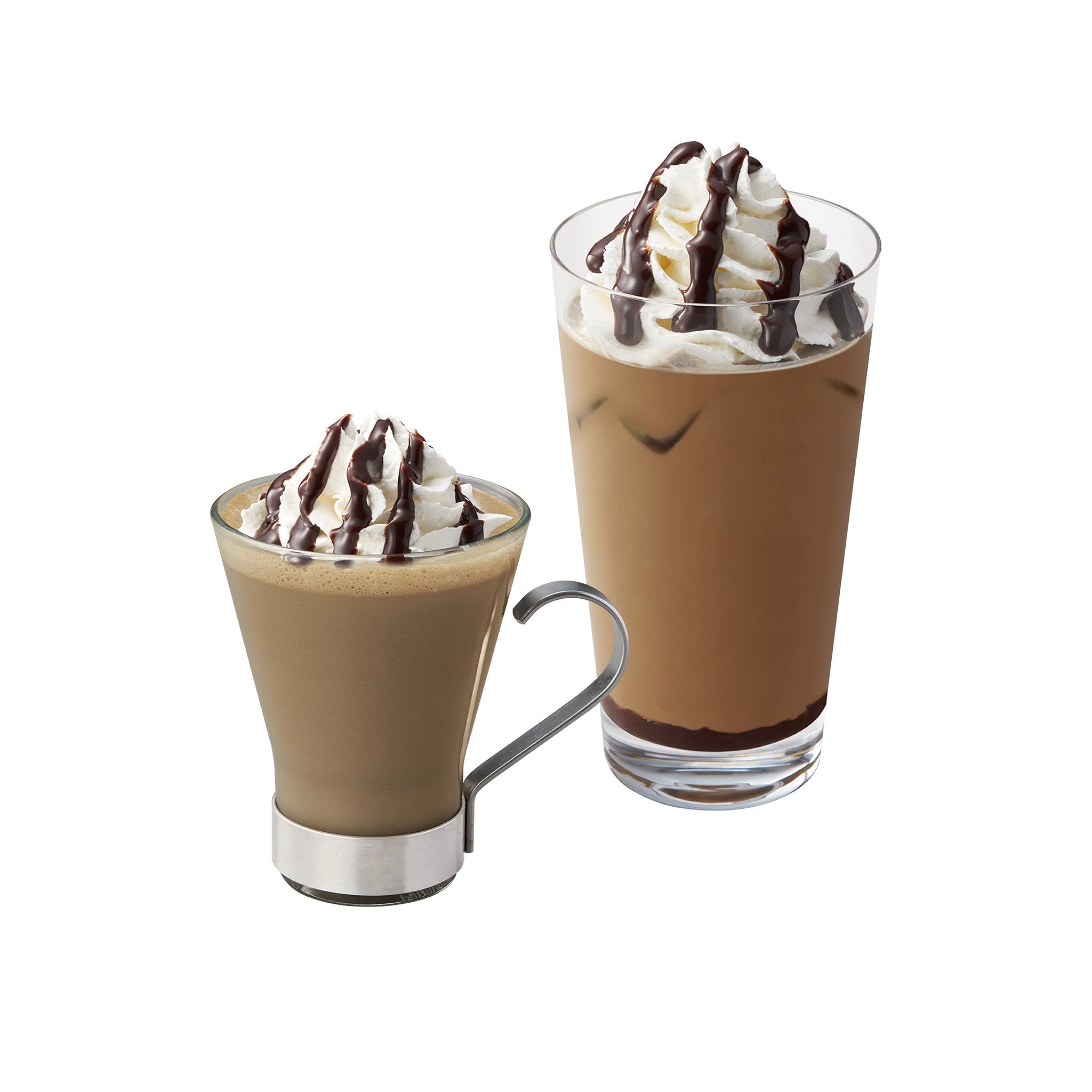 ほうじ茶チョコレートラテ<br><small>（HOT/ICED）<br>Hojicha Latte w/Chocolate sauce and Whipped cream</small>