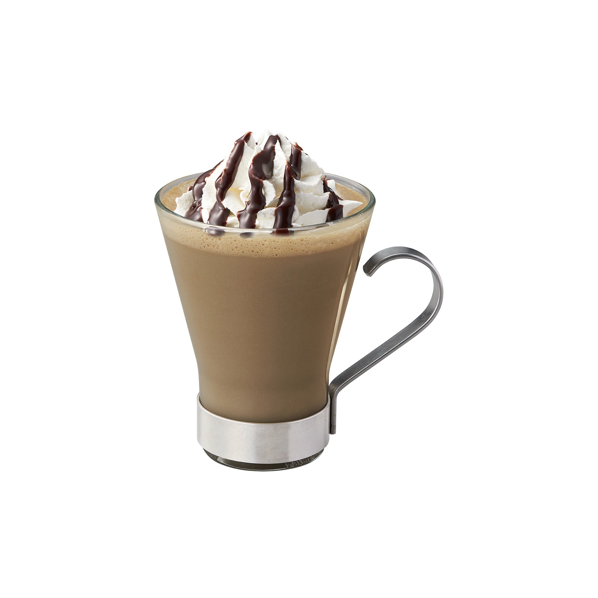 ほうじ茶チョコレートラテ<br><small>（HOT/ICED）<br>Hojicha Latte w/Chocolate sauce and Whipped cream</small>