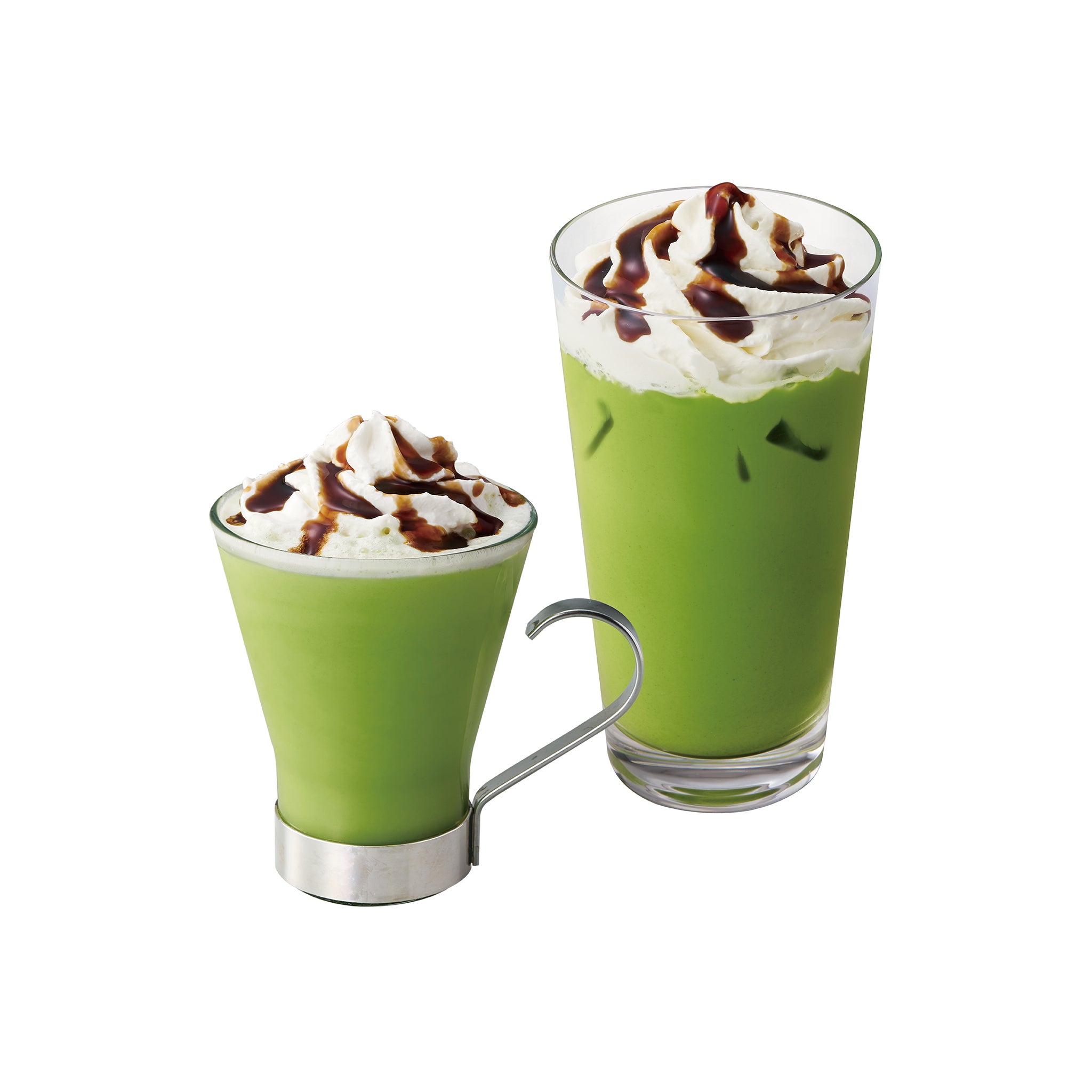 玄米抹茶黒蜜ラテ <br><small>(HOT/ICED)<br>Genmai Matcha Latte w/Brown sugar syrup and Whipped cream</small>