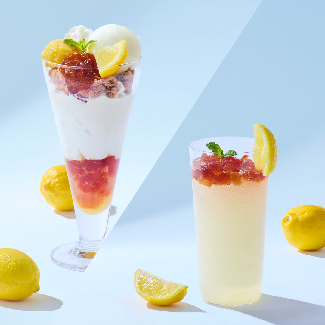 【期間限定】国産オーガニック紅茶とフレッシュレモンが香るパフェ・ドリンク｜TEA＆LEMON