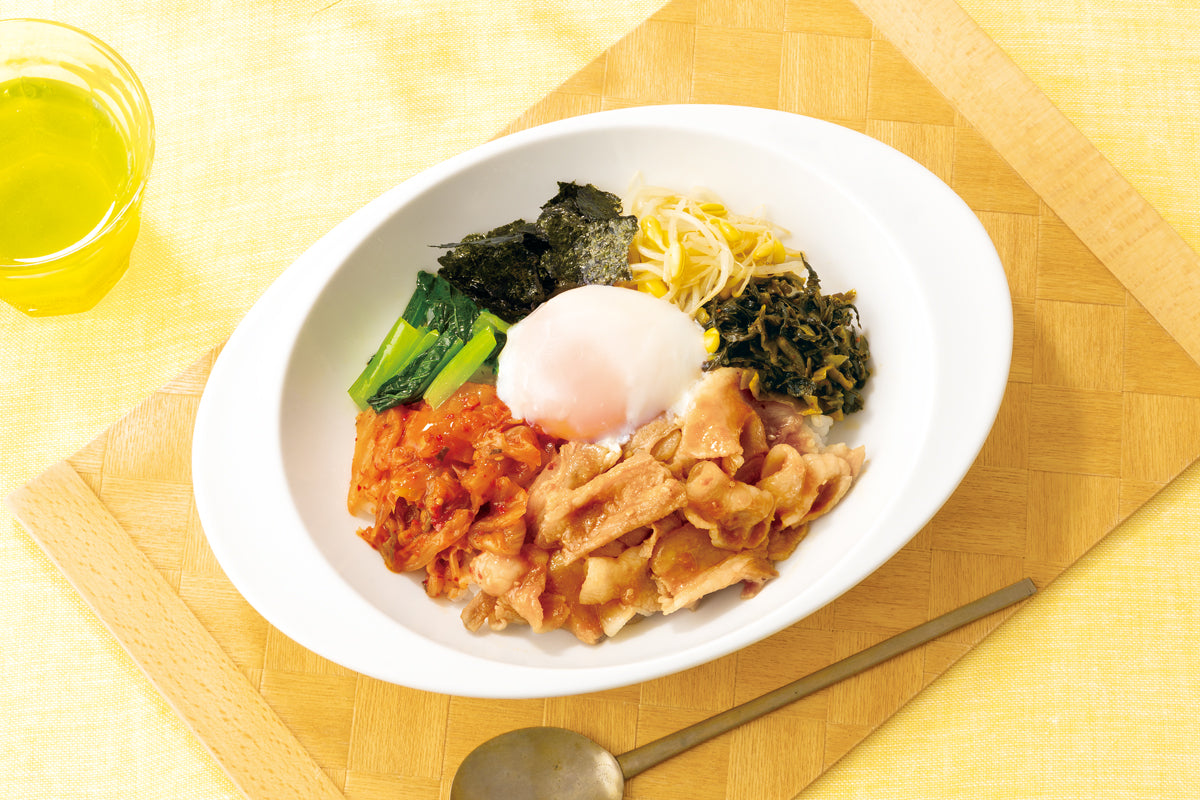 【期間限定】味噌ダレで味わう　肉と野菜たっぷりのビビンバ │ nana’s food