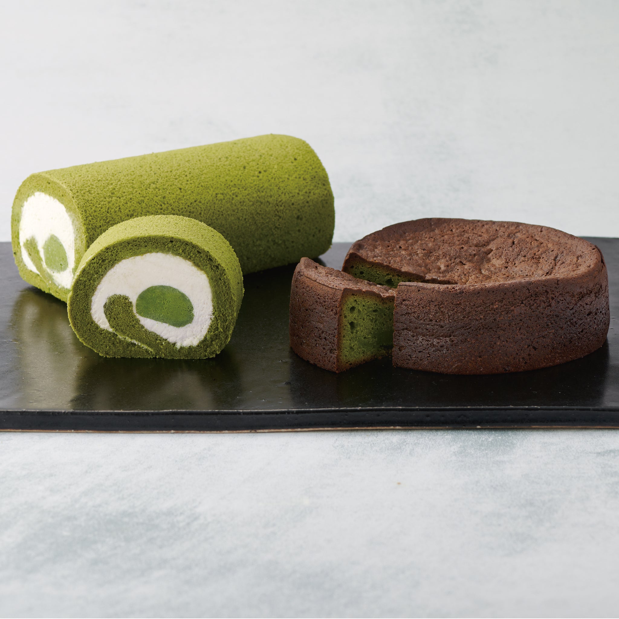 ギフトボックス】抹茶ガトーショコラ&抹茶ロールケーキ – nana's green tea