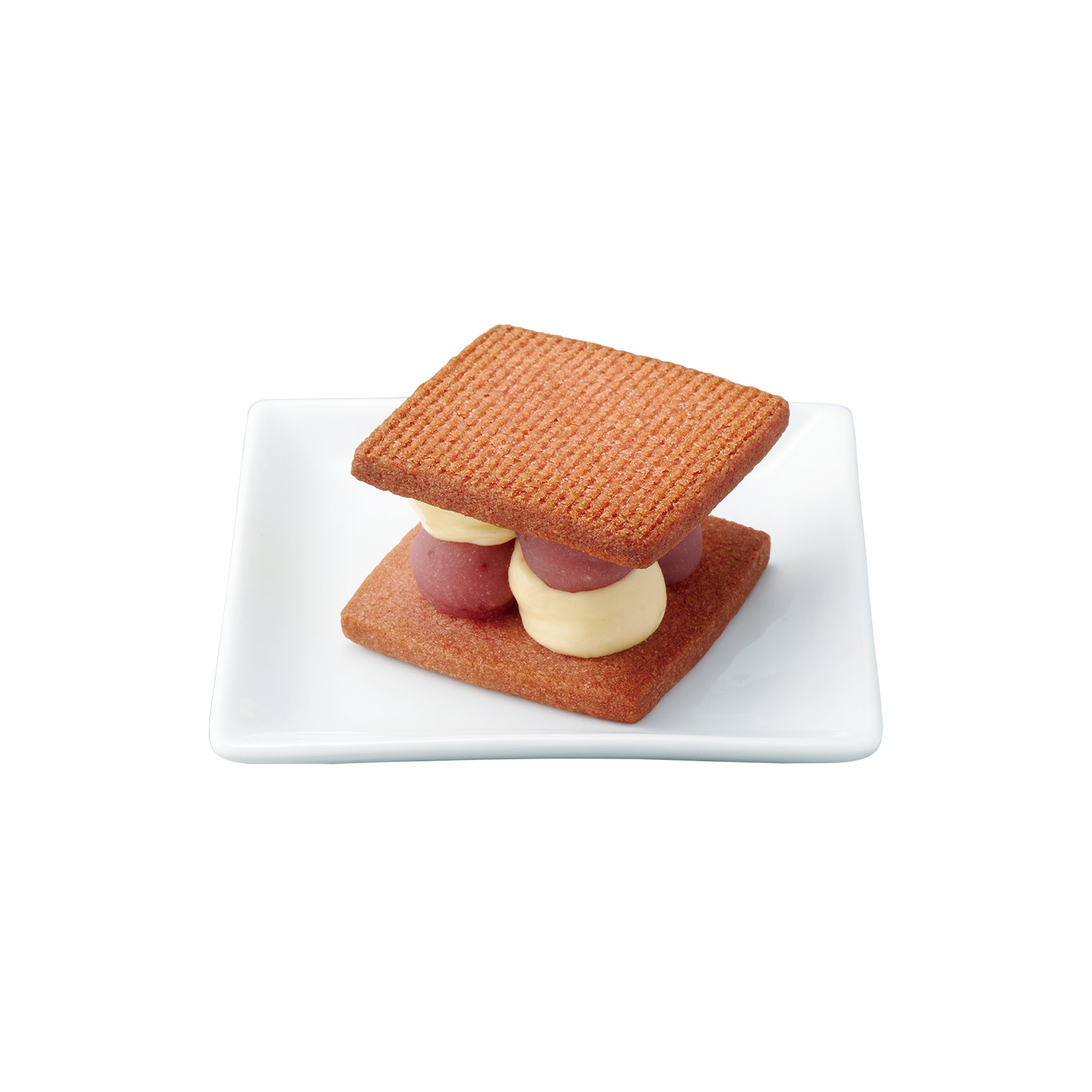 苺のバターサンド　<br><small>Strawberry butter sand included in Food set</small>