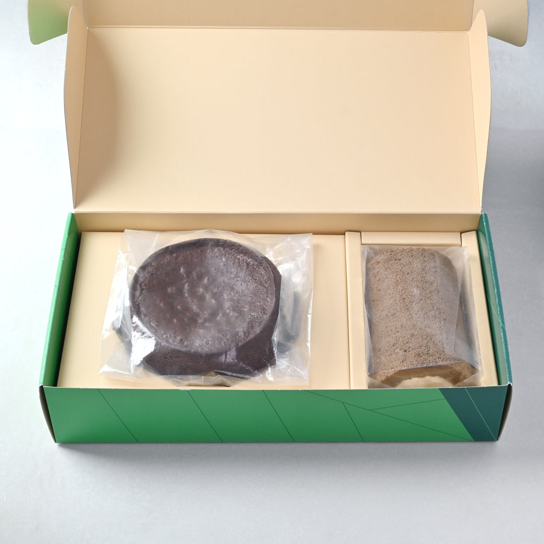 【ギフトボックス】抹茶ガトーショコラ&ほうじ茶ロールケーキ
