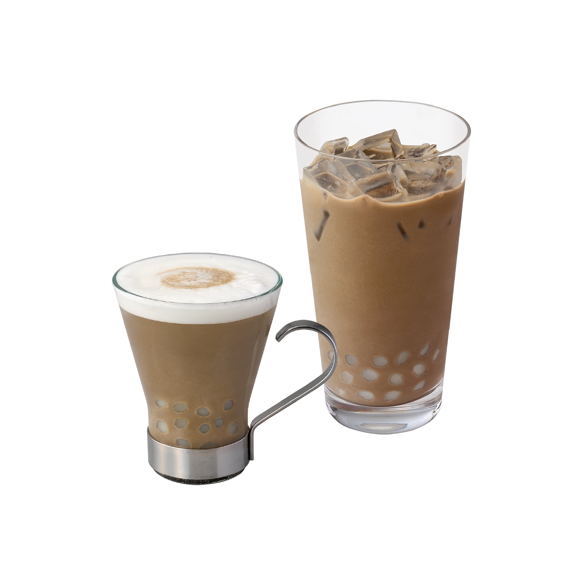 ほうじ茶もちバブルラテ<br><small>（HOT/ICED）<br>Hojicha Latte with mochi bubble</small>