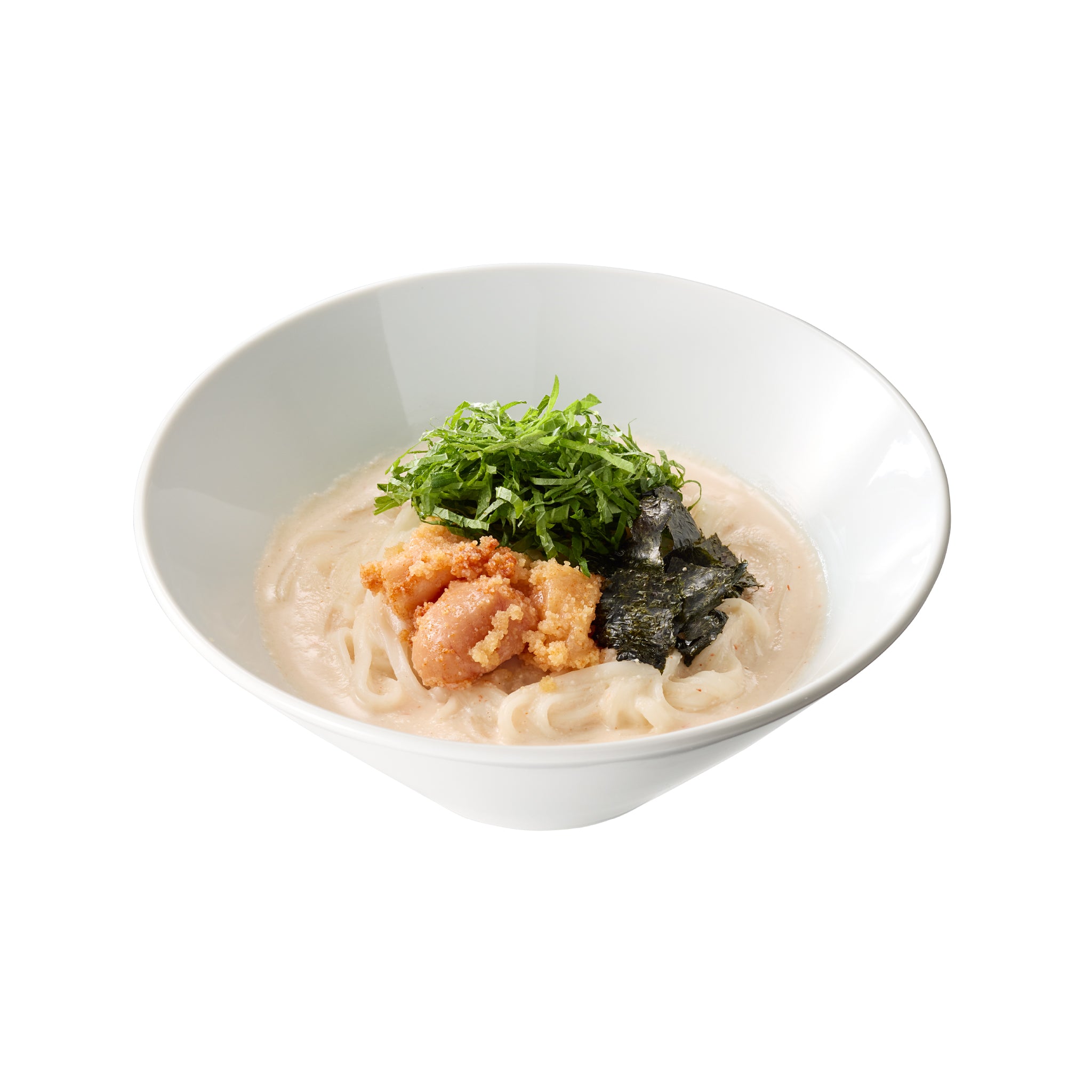 明太クリーム麺<br><small>Noodles with spicy cod roe cream sauce</small>