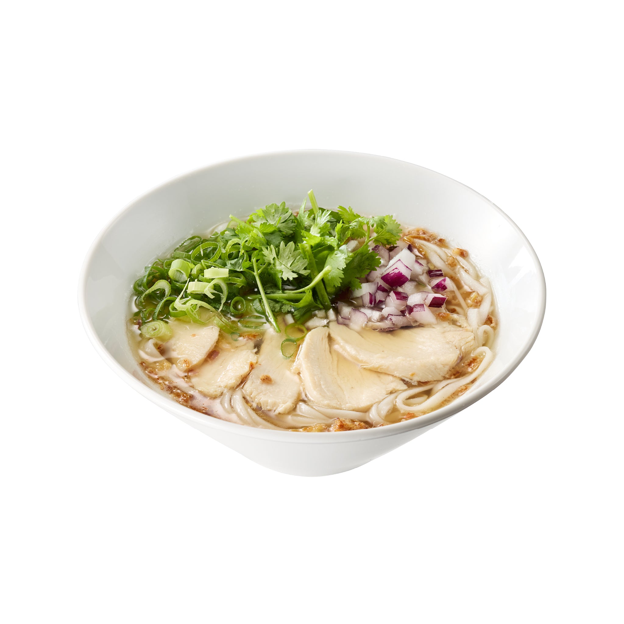 蒸し鶏と柚子胡椒麺<br><small>Steamed chicken and Yuzu pepper noodles</small>