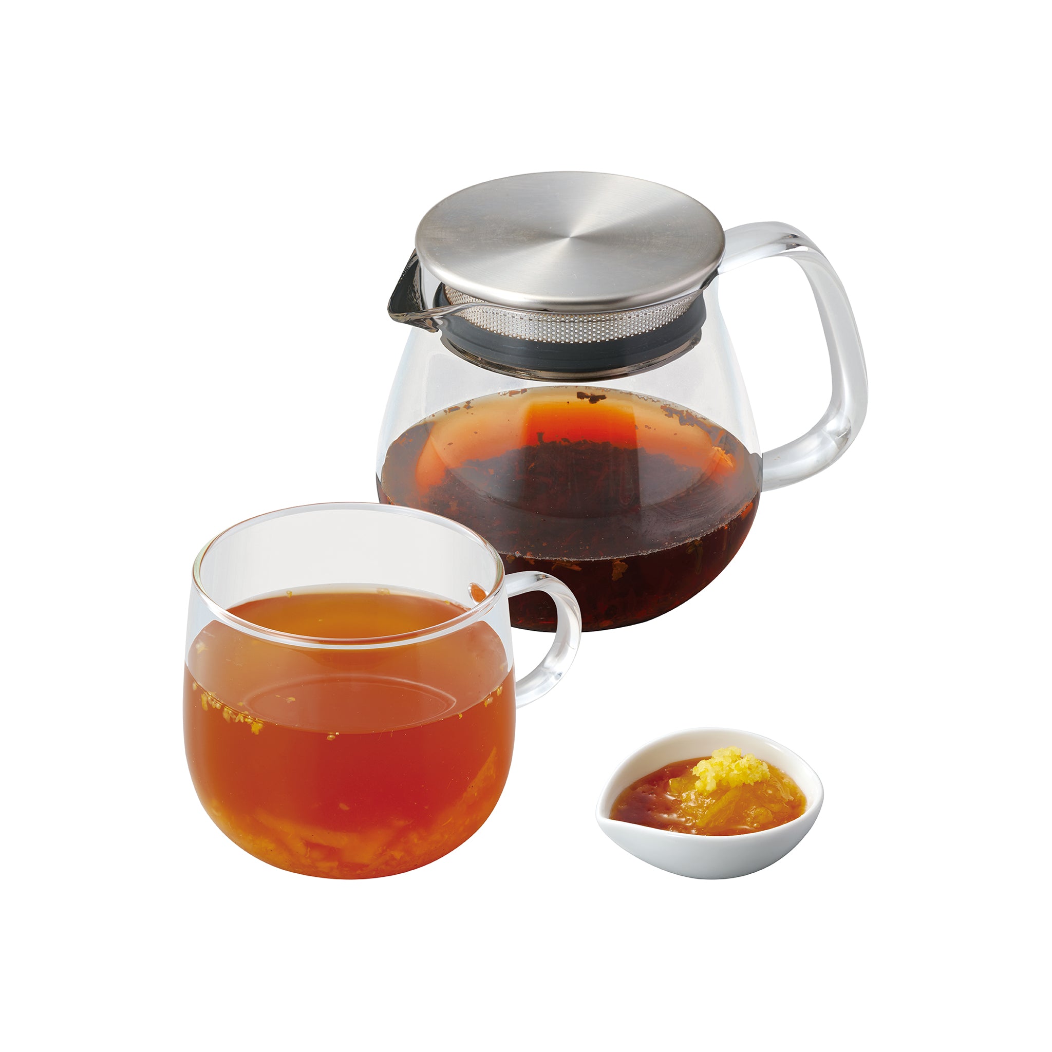 柚子はちみつ紅茶　<br><small>（HOT）<br>Black tea w/Yuzu citrus honey</small>